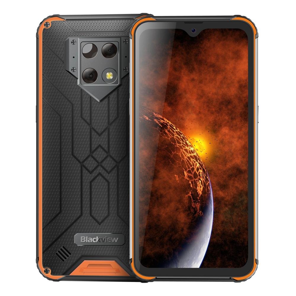 World's First Fashionable Thermal Imaging Smartphone Blackview BV9800 Pro 3G/4G Dual SIM 6GB+128GB with 6580mAh Mobile Phone